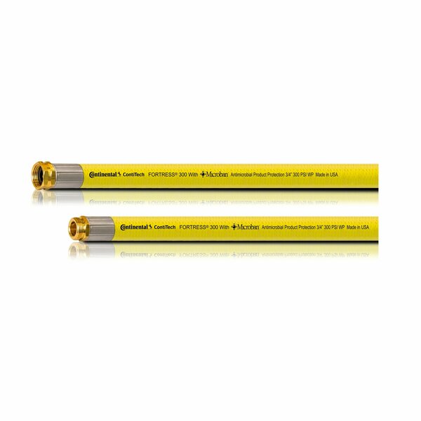 Abbott Rubber 1/2 ID X 50 FT: YELLOW FORTRESS 300 HOSE 1514-0500-50-A